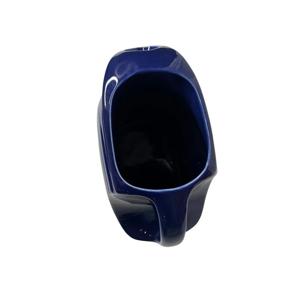 Fiesta Disk Pitcher Large‎ Cobalt Blue Excellent Art Deco Concentric Rings